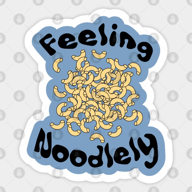 Feeling Noodlely Sticker by Barthol Graphics